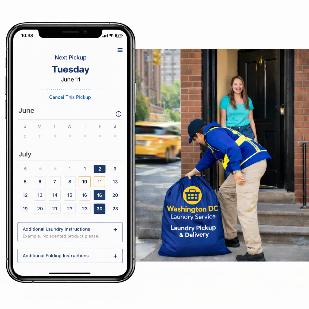 Washington DC Laundry Service Pickup
