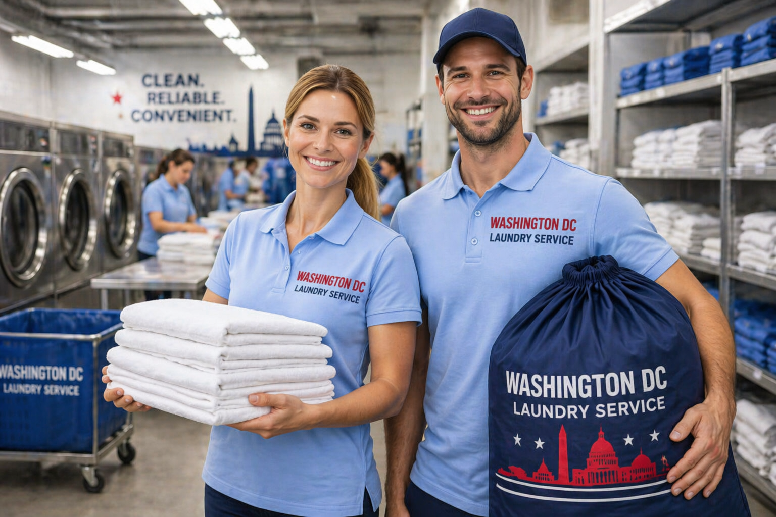 commercial laundry service in Georgetown, Washington DC